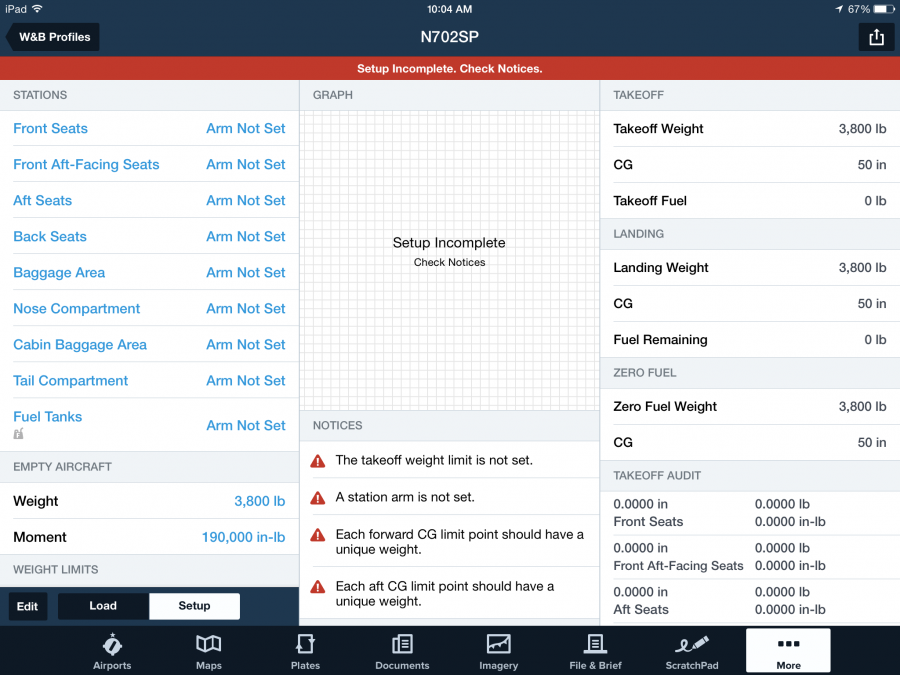 How to calculate Weight and Balance in ForeFlight iPad Pilot News