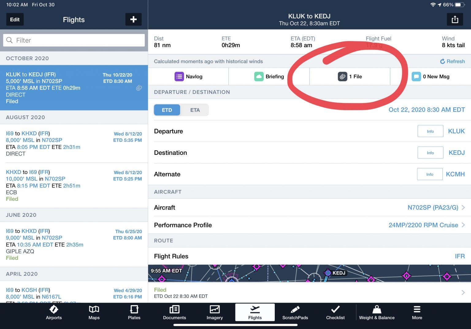 How to use ForeFlight’s new scratchpad templates iPad Pilot News