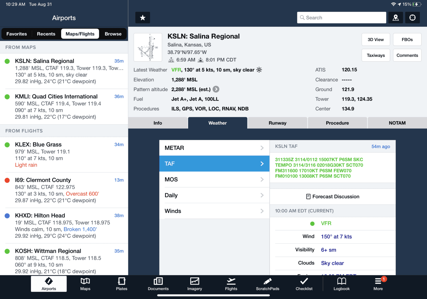 ForeFlight vs. Garmin Pilot Which mobile app is best for you? iPad