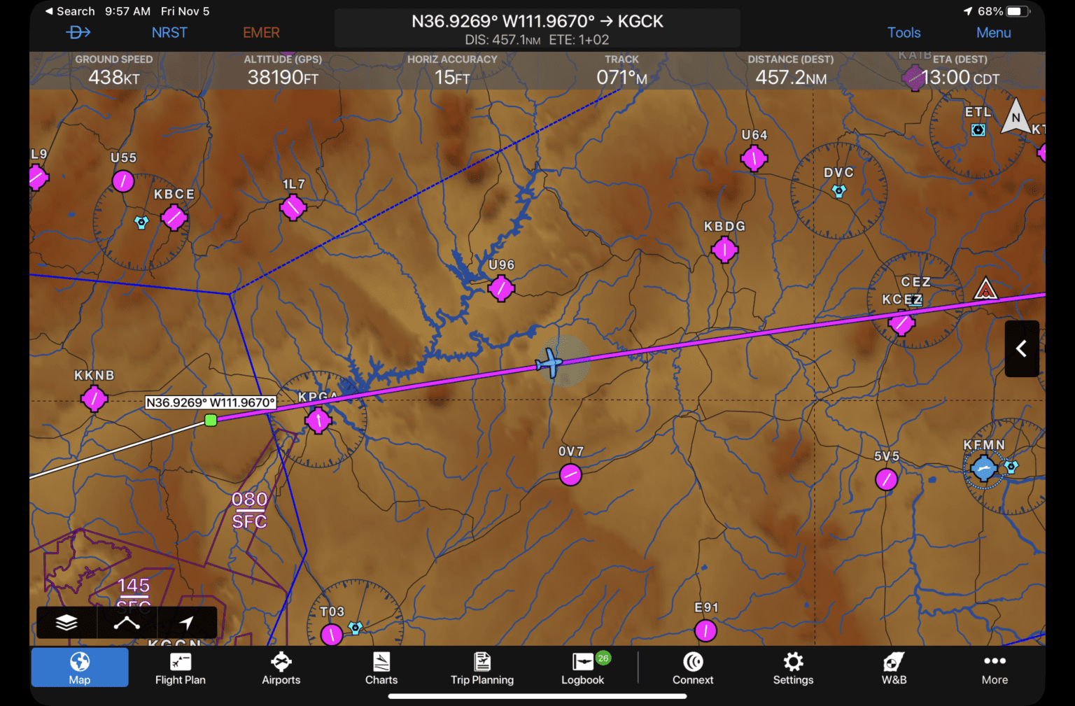 Pilot Report Flying with the iPad’s builtin GPS iPad Pilot News